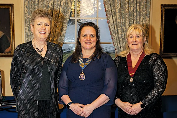 WEB CEO Hazel Morley pictured with Catherine Baker President and Vice president Andrea Patterson WEB CEO Hazel Morley pictured with Catherine Baker President and Vice president Andrea Patterson